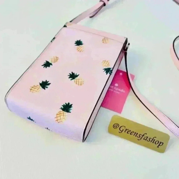 Kate spade staci pineapple north south crossbody bag - Picture 6 of 9